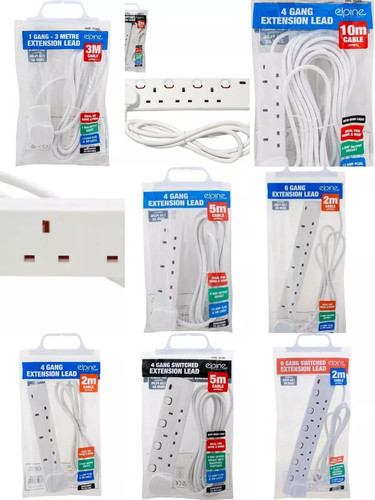Extension lead electric cable - electric,