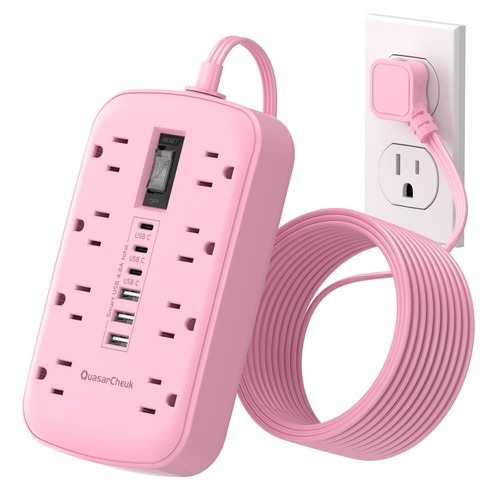 Pink extension cord with surge - cord,