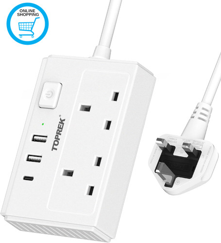 Plug extension lead with - plug,