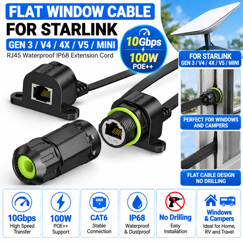 Starlink window cable pass - starlink,
