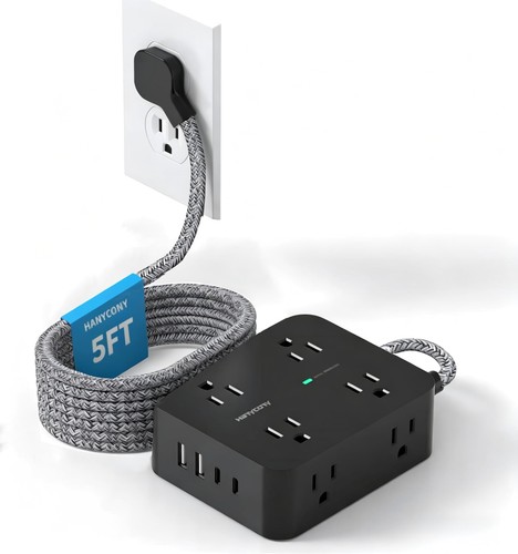 Power strip surge protector 5 - strip,