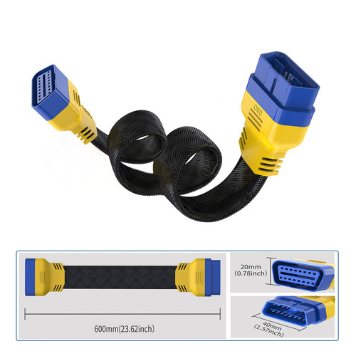 60cm flat obd obd2 - flat, pin
