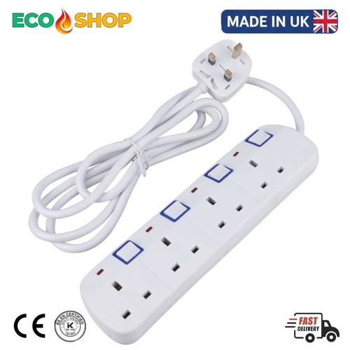 Gang switched extension lead - 4,